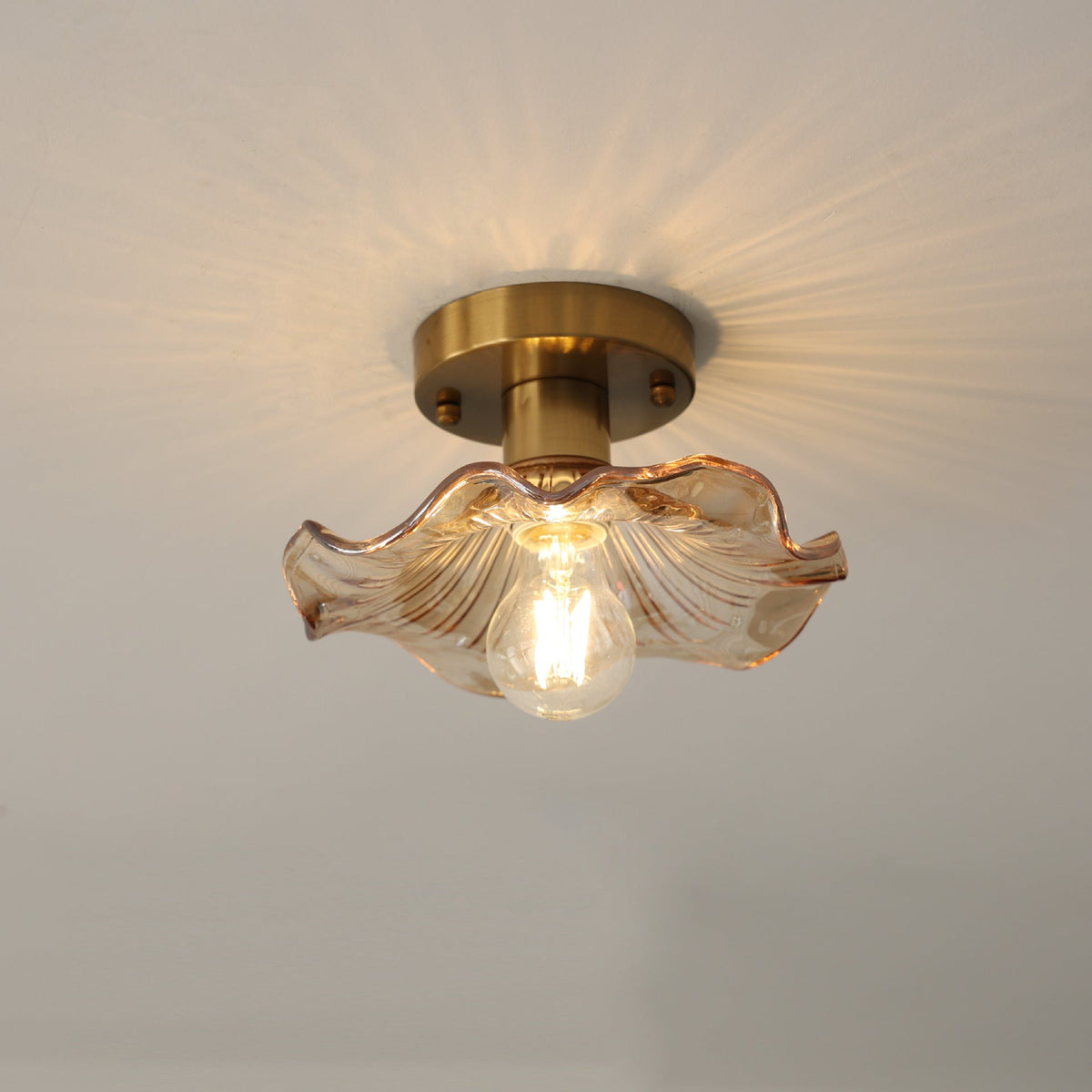 Flower-shaped ceiling light - LED ceiling lamp with diffused light