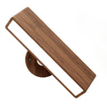 Wireless wall lamp with a wood finish - rechargeable and dimmable