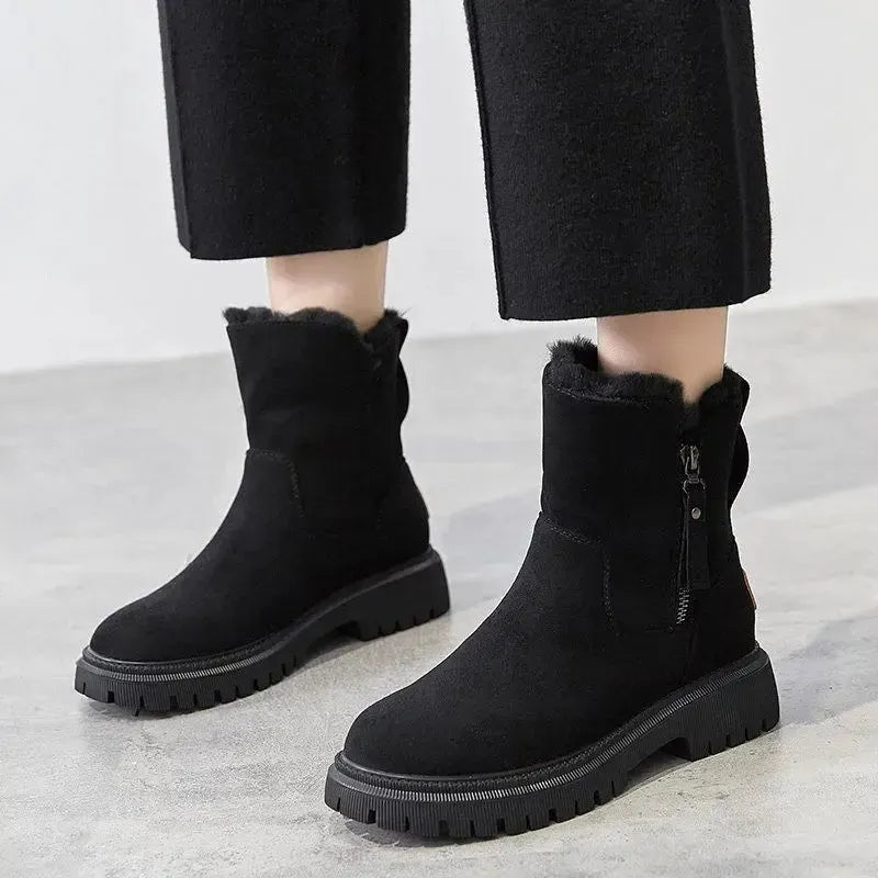 Orthopädische Winterstiefel mit Fußgewölbestütze für Damen