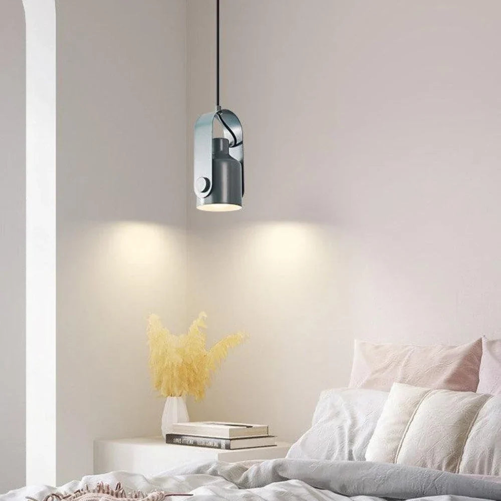 Pendant light with a wood look - Scandinavian spotlight for targeted lighting
