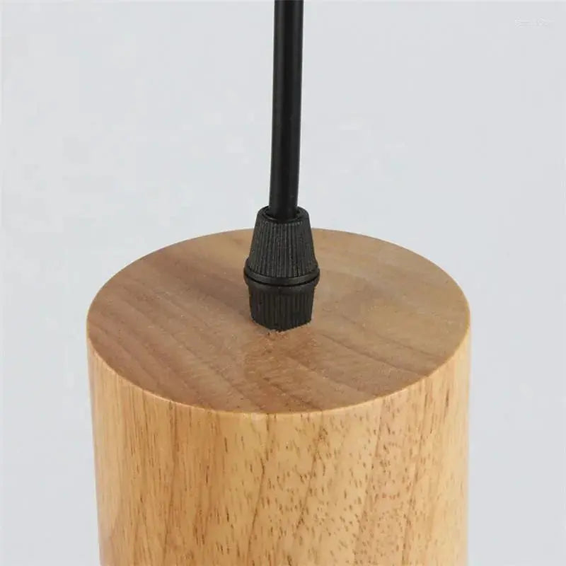 Pendelleuchte aus Metall und Holz product image 10