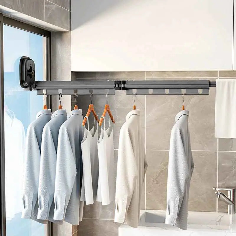Wand-Wäschetrockner ohne Bohren – Perfekt für Mietwohnungen & kleine Räume product image 5