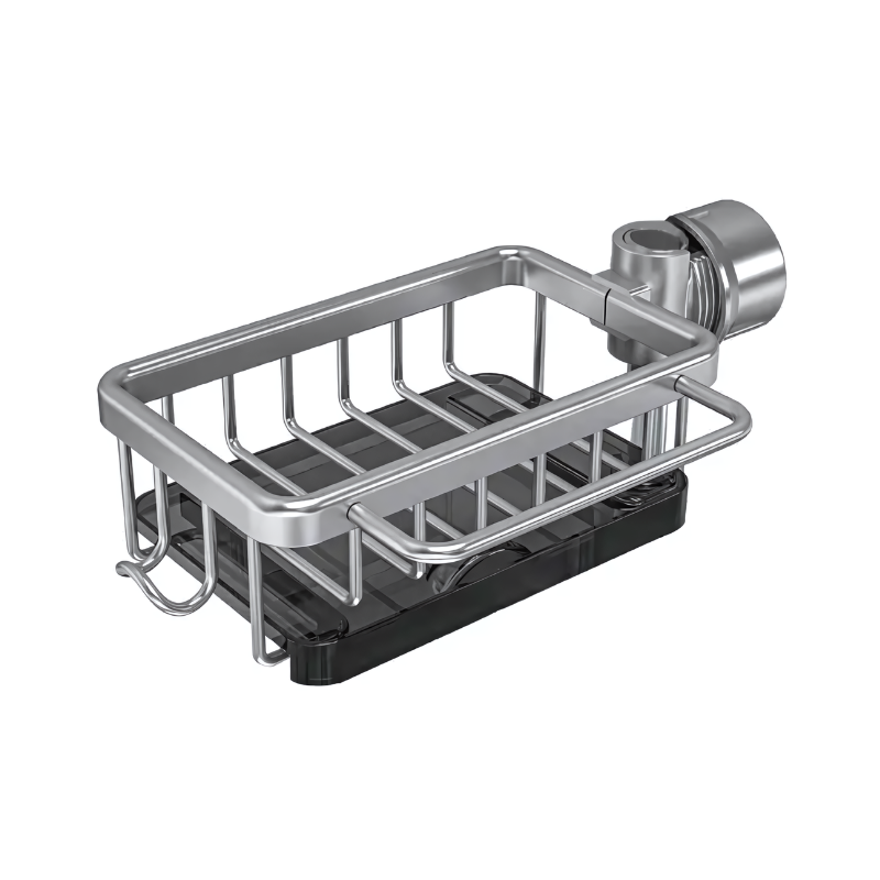 Sink Drain Rack – No Drilling Required, Made of Aluminum