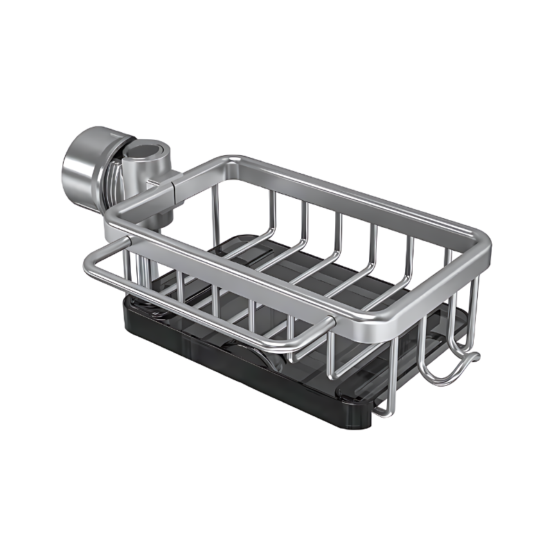Sink Drain Rack – No Drilling Required, Made of Aluminum
