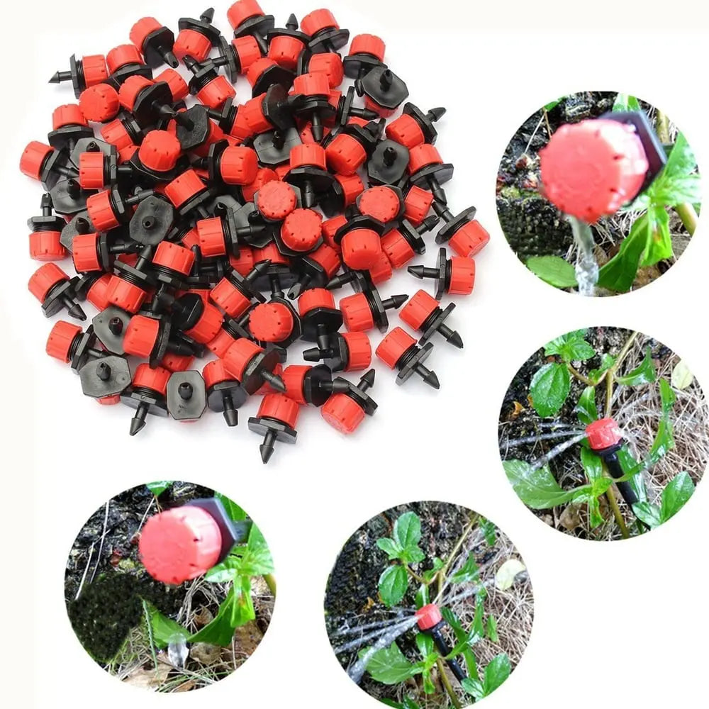 360° rotating drip irrigation nozzles - 50 pieces for the garden