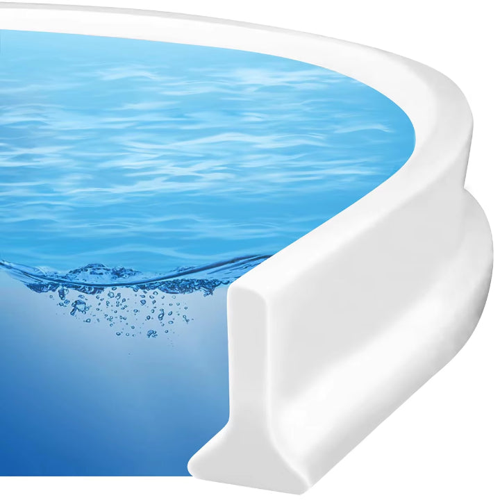 Flexible selbstklebende Dusch-Wassersperre für trockene Böden