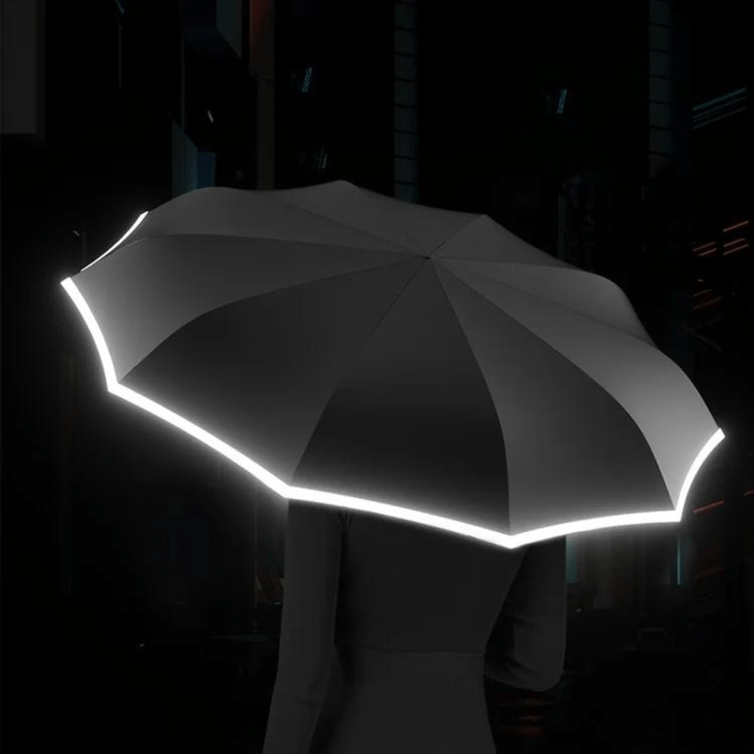 Automatic storm umbrella - compact, wind-resistant, and water-repellent