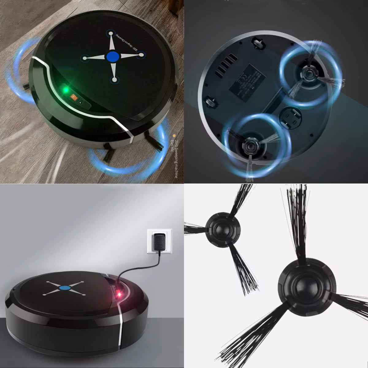 Saugroboter für Hartböden und Teppiche – schlankes Design