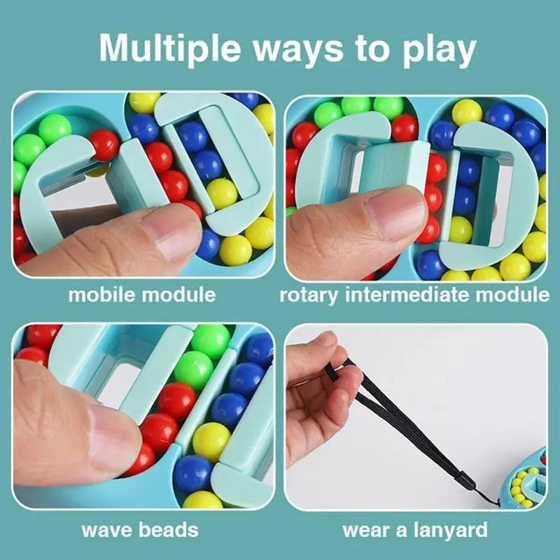 Rotierendes Bohnen-Fidget-Puzzle — Fördert Logik & Farbwahrnehmung product image 2