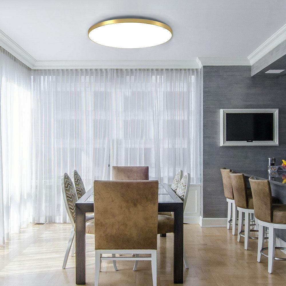Runde LED Deckenleuchte flach – modern für Wohn- und Schlafzimmer
