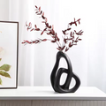 Heart-shaped ceramic vase - modern decorative object for the home