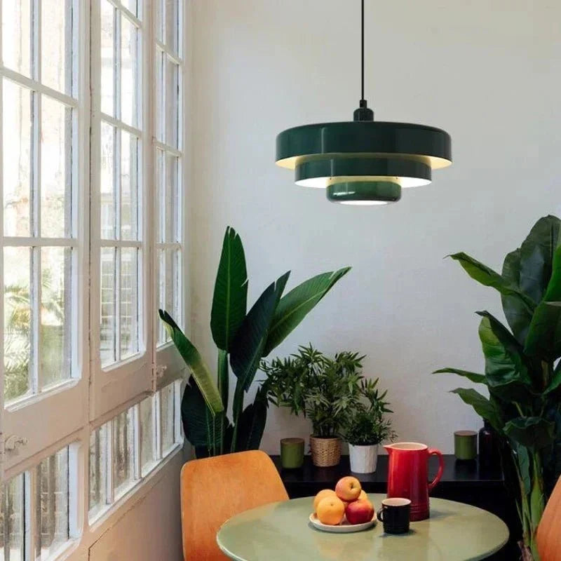 Minimalist pendant light in Nordic design with macaron colors