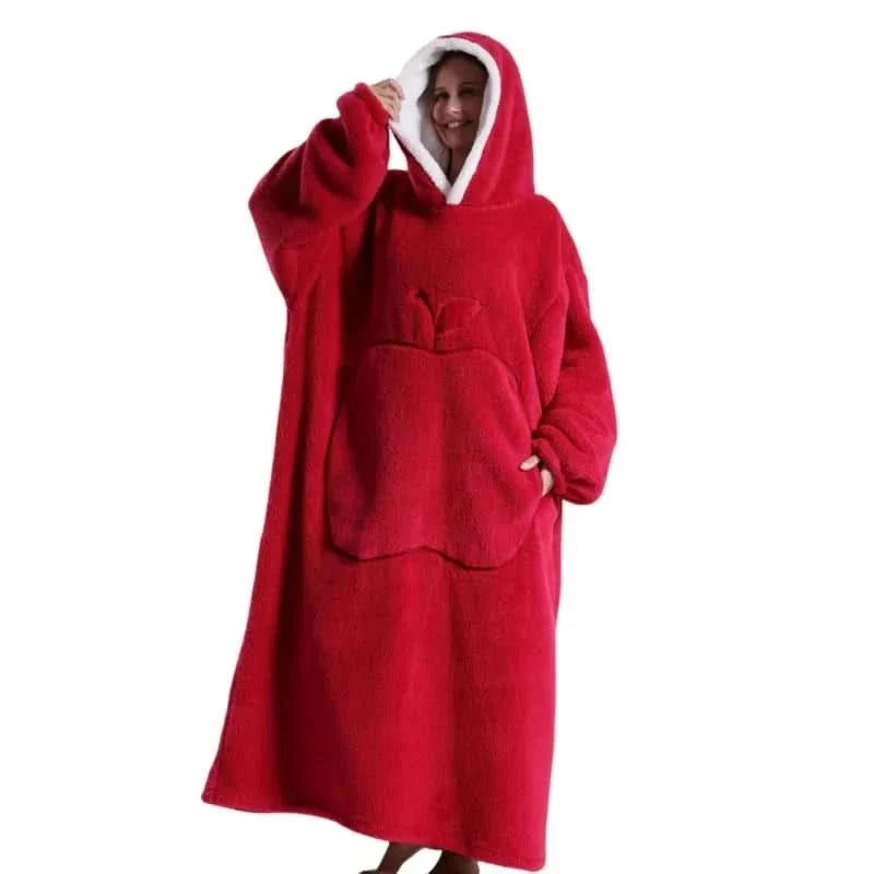 Oversized Fleece Hoodie mit Kapuze – weich und bequem