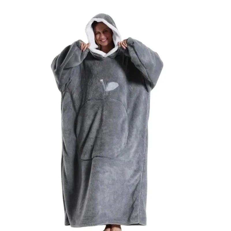 Oversized Fleece Hoodie mit Kapuze – weich und bequem