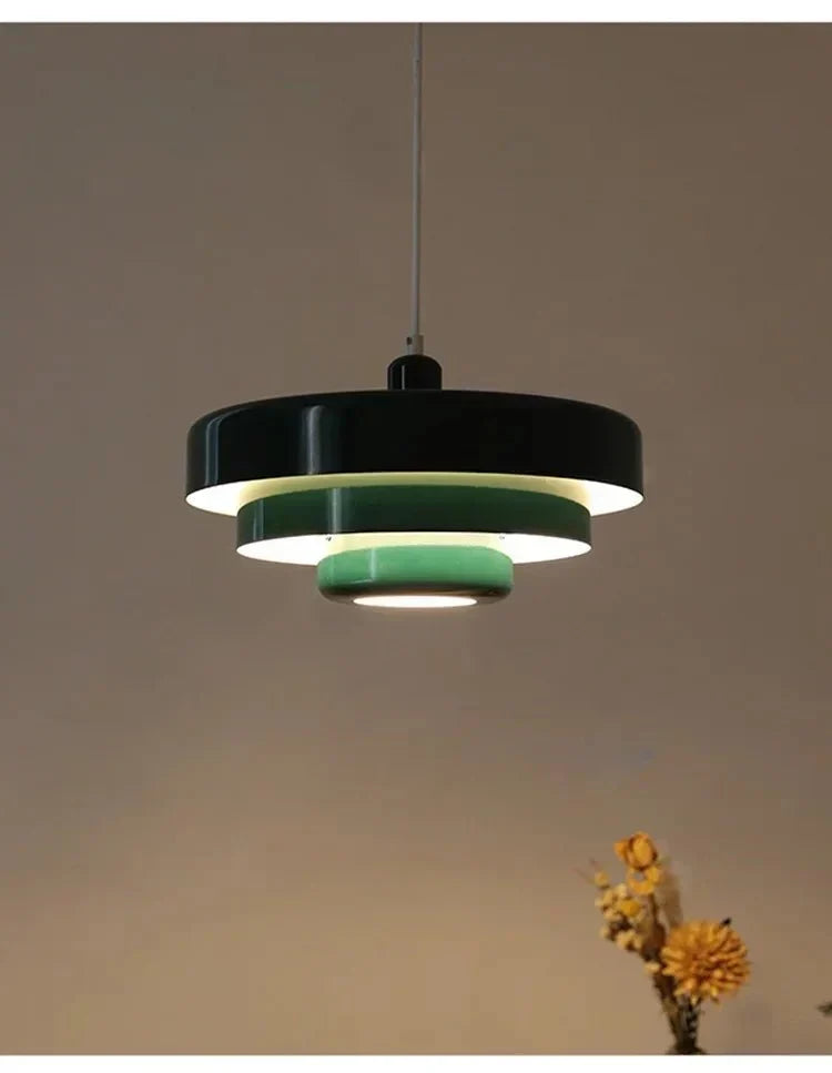 Minimalist pendant light in Nordic design with macaron colors