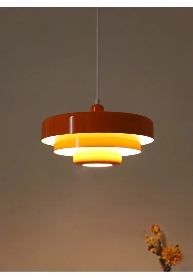 Minimalist pendant light in Nordic design with macaron colors