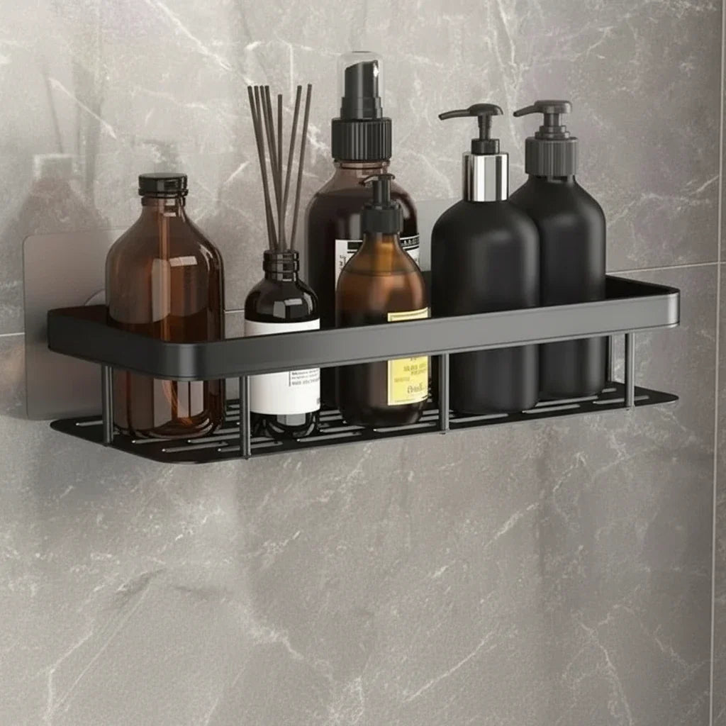 Self-Adhesive Shower Shelf Without Drilling – Corner Shelf for Bathroom