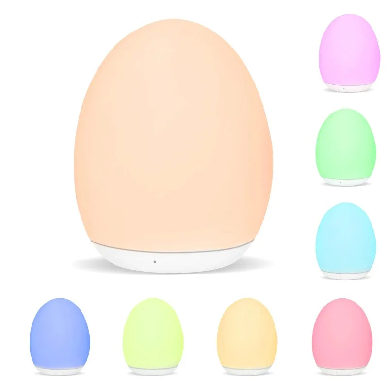 Nachtlicht für Kinder mit RGB, Warmweiß und Touch-Steuerung