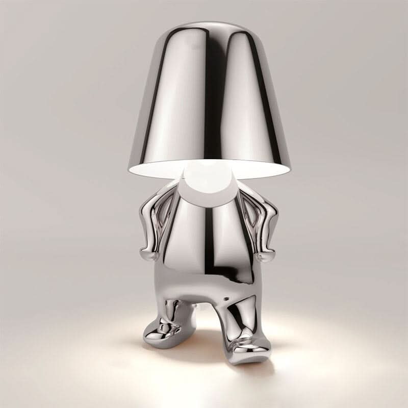 Dimmbare LED Tischleuchte aus Metall und Acryl – modernes Design