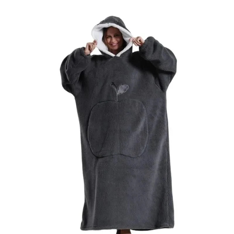 Oversized Fleece Hoodie mit Kapuze – weich und bequem