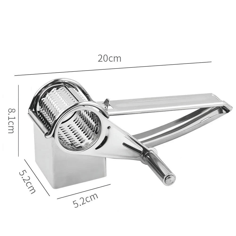 Rotationsreibe für Käse – Edelstahl mit Handkurbel product image 7