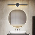LED Wandleuchte Schwarz Gold – Spiegelleuchte 40/60/80 cm