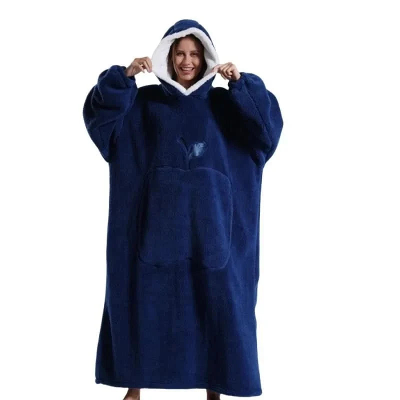 Oversized Fleece Hoodie mit Kapuze – weich und bequem
