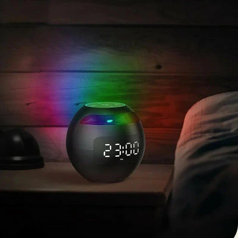 Bluetooth Wecker mit Nachtlicht und LED-Lichtshow – 3 in 1