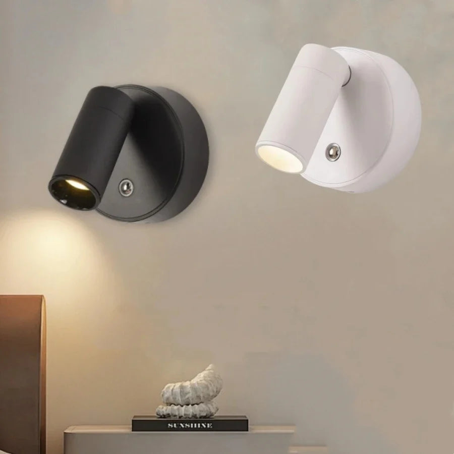 Cordless LED Wall Light Dimmable Magnetic 360° Swiveling