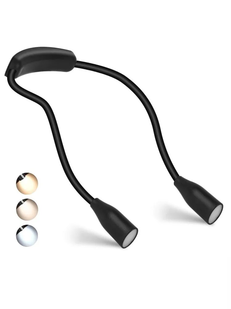 LED Neck Light with 3 Light Colours – USB Rechargeable & Dimmable