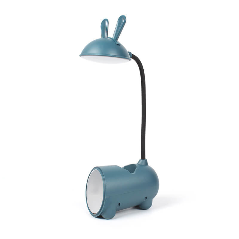 LED Tischlampe mit Stiftehalter und USB-Anschluss für Schreibtisch