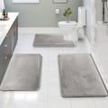 Badematten-Set aus Memory-Schaum – extra weich und schnelltrocknend
