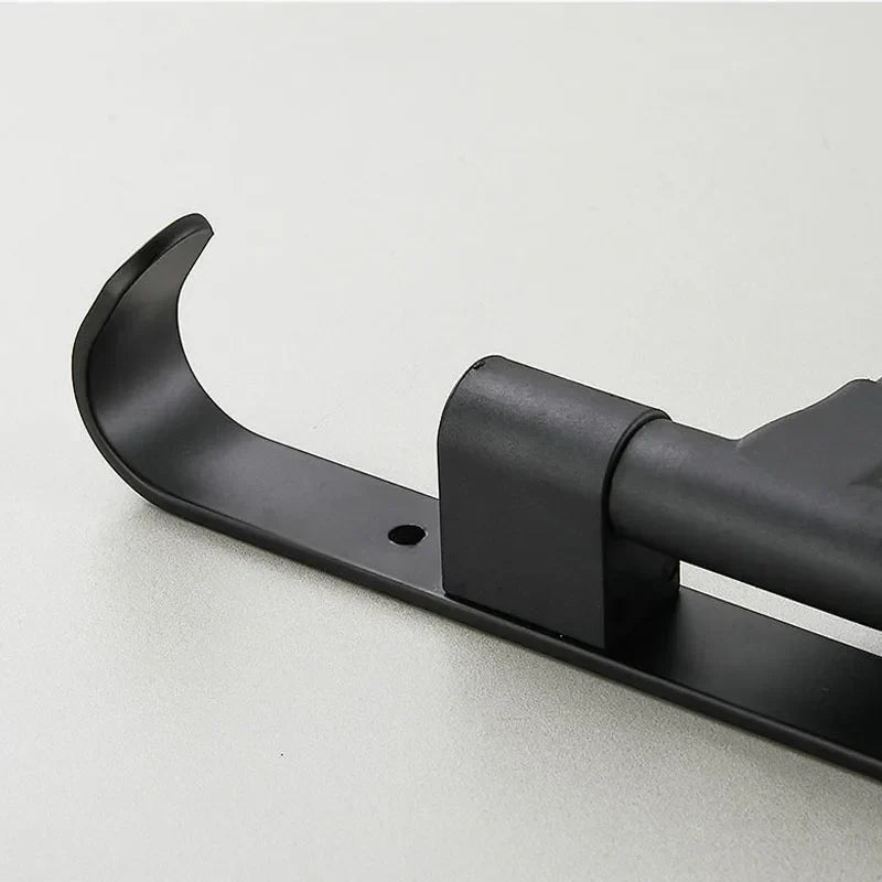 Towel rack with 2 arms - space-saving for the wall