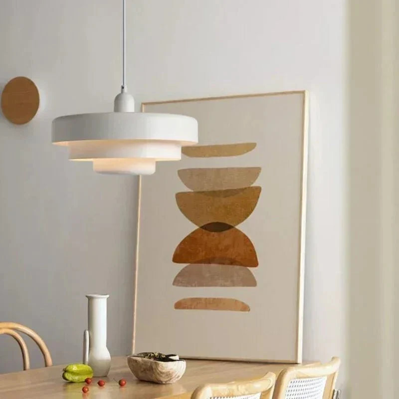 Minimalist pendant light in Nordic design with macaron colors