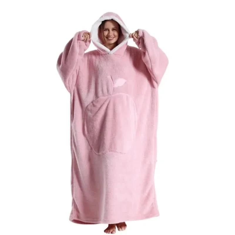 Oversized Fleece Hoodie mit Kapuze – weich und bequem