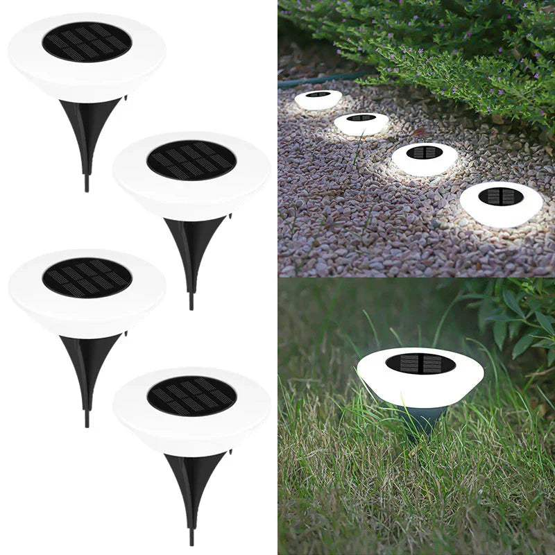 Solar-Bodenleuchten 4er-Set – 14 LEDs und 360°-Lichtring product image 11
