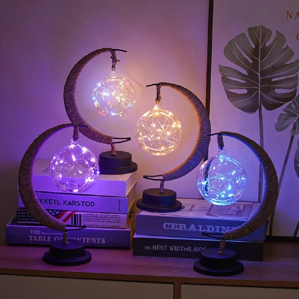 Moon lamp with color-changing - cordless LED decorative light