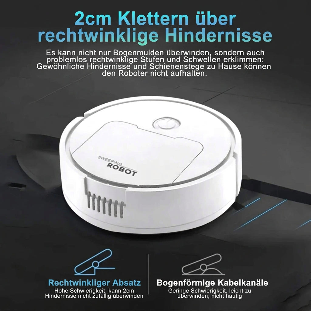 Saugroboter für Hartböden und Teppiche – schlankes Design