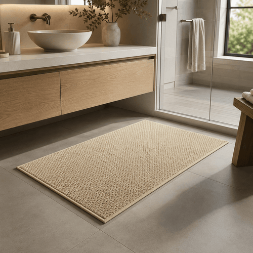 Highly absorbent doormat for entryways, hallways, and patios