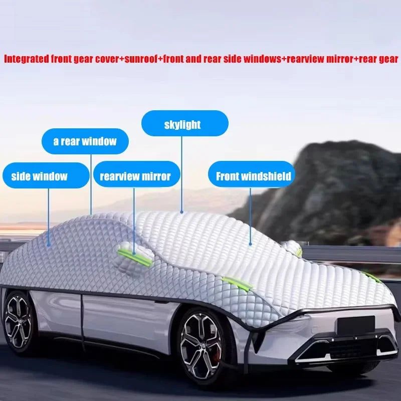 Half car cover – water-repellent and UV-protected