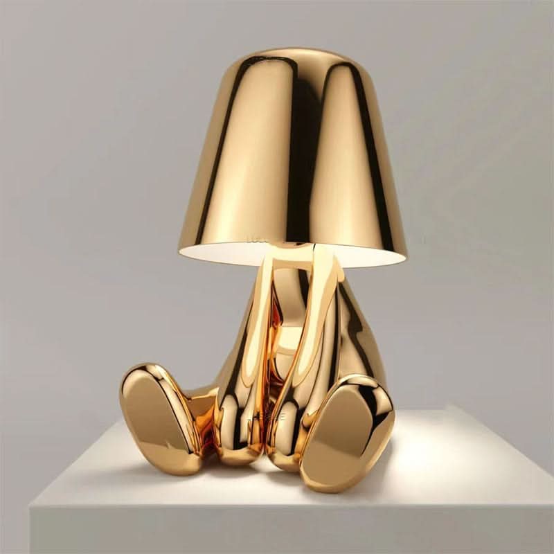 Dimmable LED table lamp made of metal and acrylic - modern design