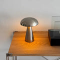 Pilz Tischlampe Retro LED dimmbar kabellos wiederaufladbar
