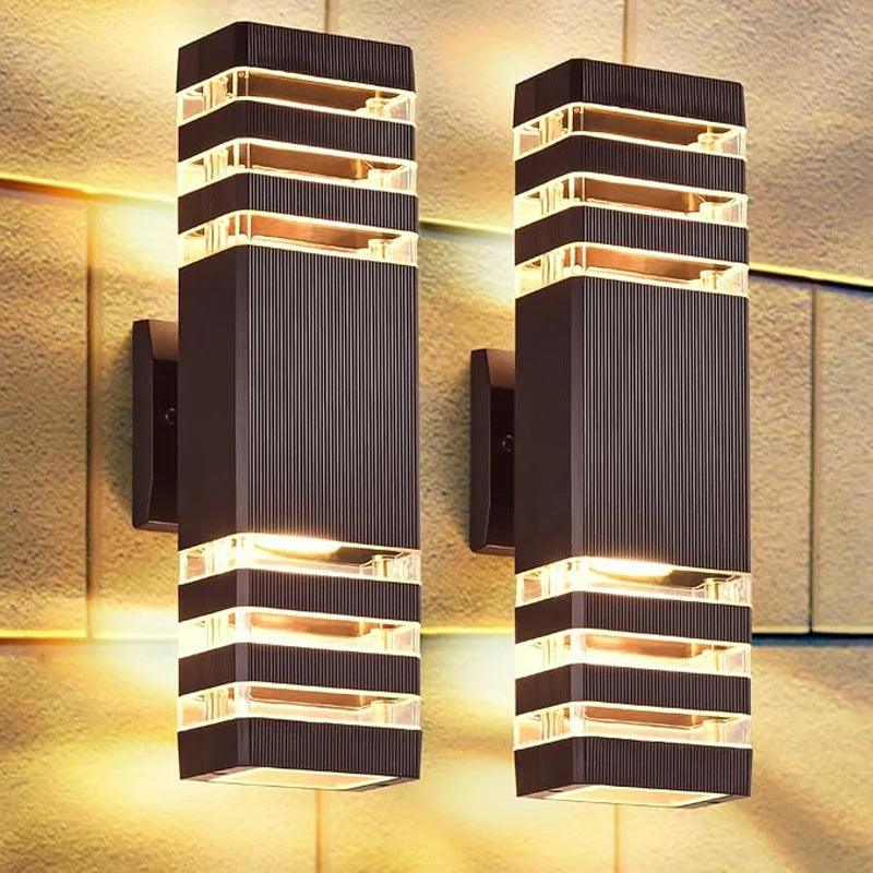 LED Außenwandleuchte mit Up & Down Effekt – IP65 wasserdicht