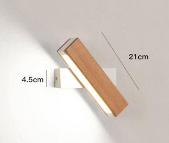 LED Wandleuchte drehbar – minimalistisches japanisches Design