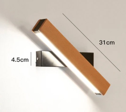 LED Wandleuchte drehbar – minimalistisches japanisches Design