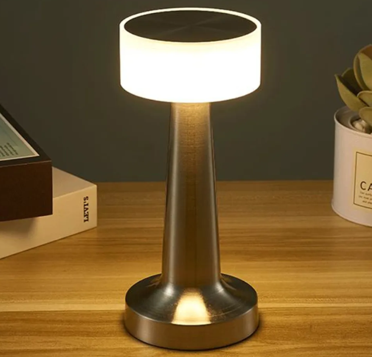 Wireless LED table lamp with dimmable light - versatile use