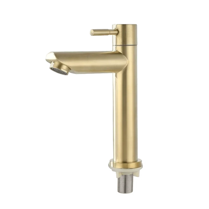 Einhebel-Badarmatur aus Edelstahl – modernes Design