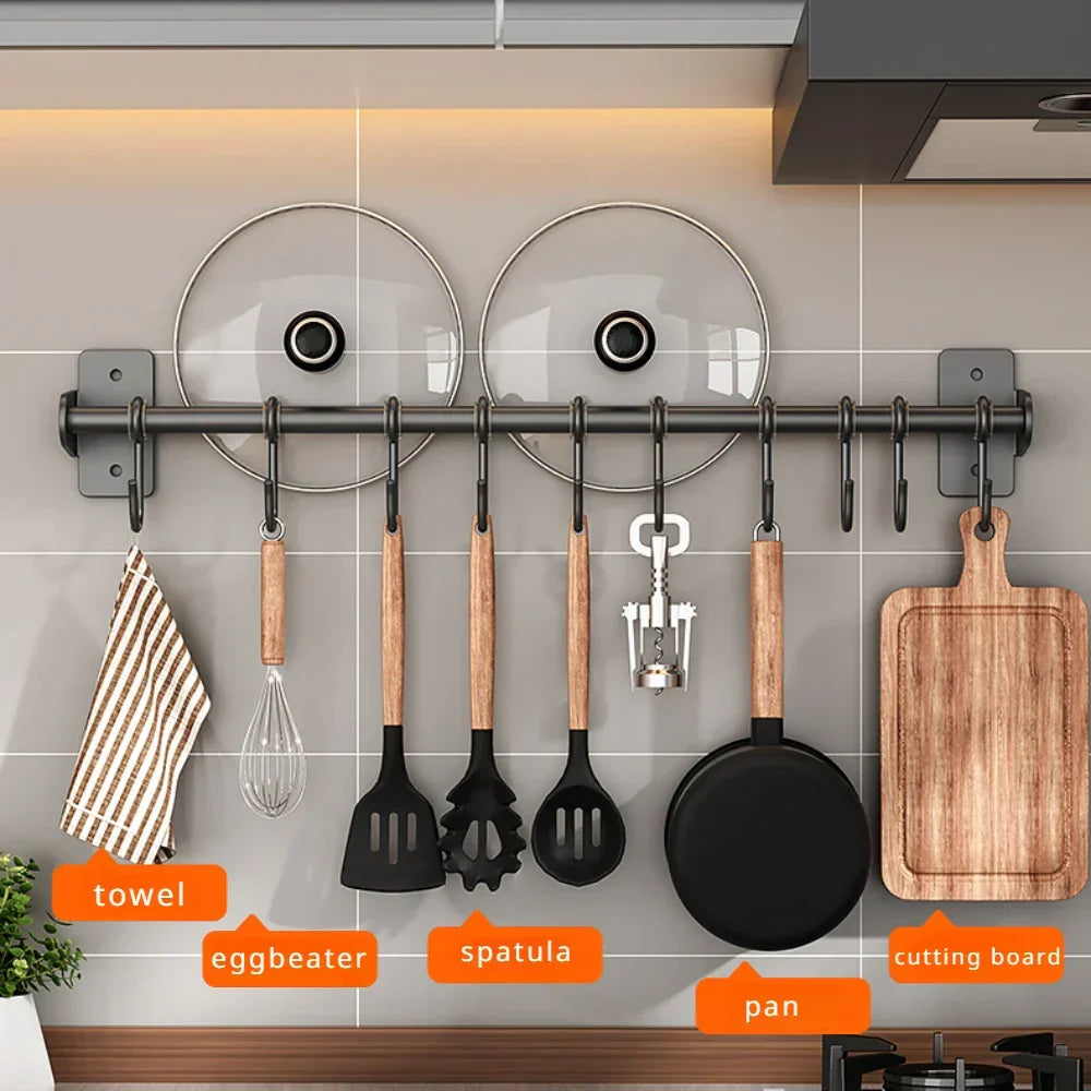 Wandhakenregal aus Stahl für die Küche – platzsparend und robust