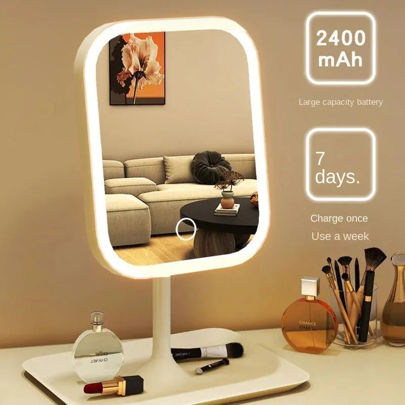 LED Makeup Mirror with 3 Light Colors and Touch Control
