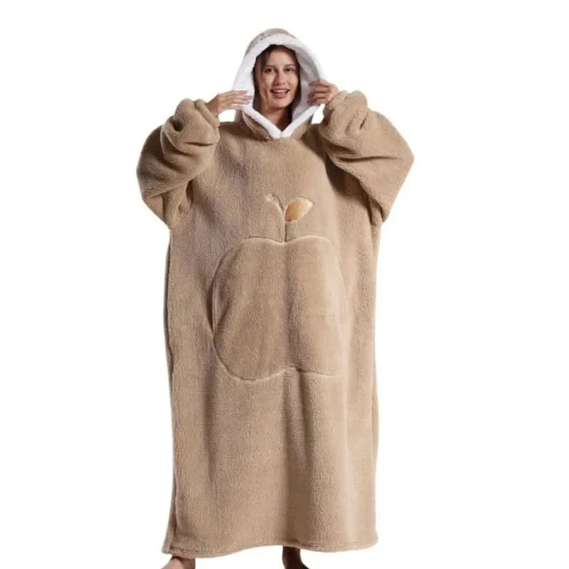 Oversized Fleece Hoodie mit Kapuze – weich und bequem